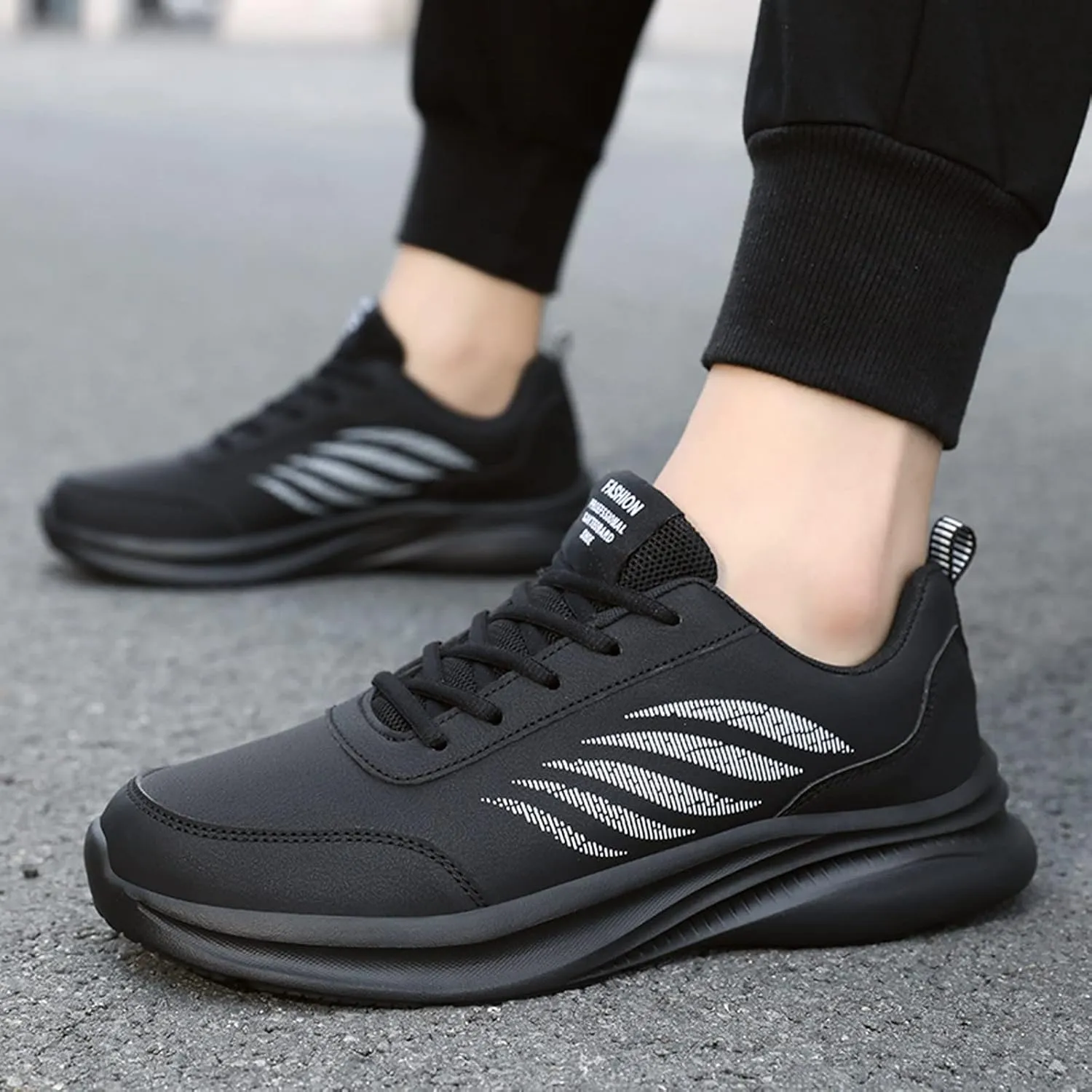 Athletic Fashion Sneakers for Men Casual Sneaker Mesh Breathable Walking Shoe Breathable Lace Up Shoes for Men