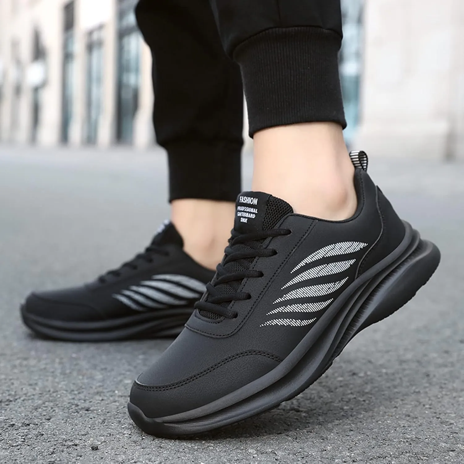 Athletic Fashion Sneakers for Men Casual Sneaker Mesh Breathable Walking Shoe Breathable Lace Up Shoes for Men