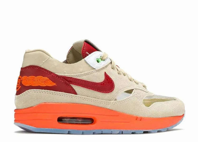 leather upper durability Back - support Nike Air Max 1 Clot Kiss of Death