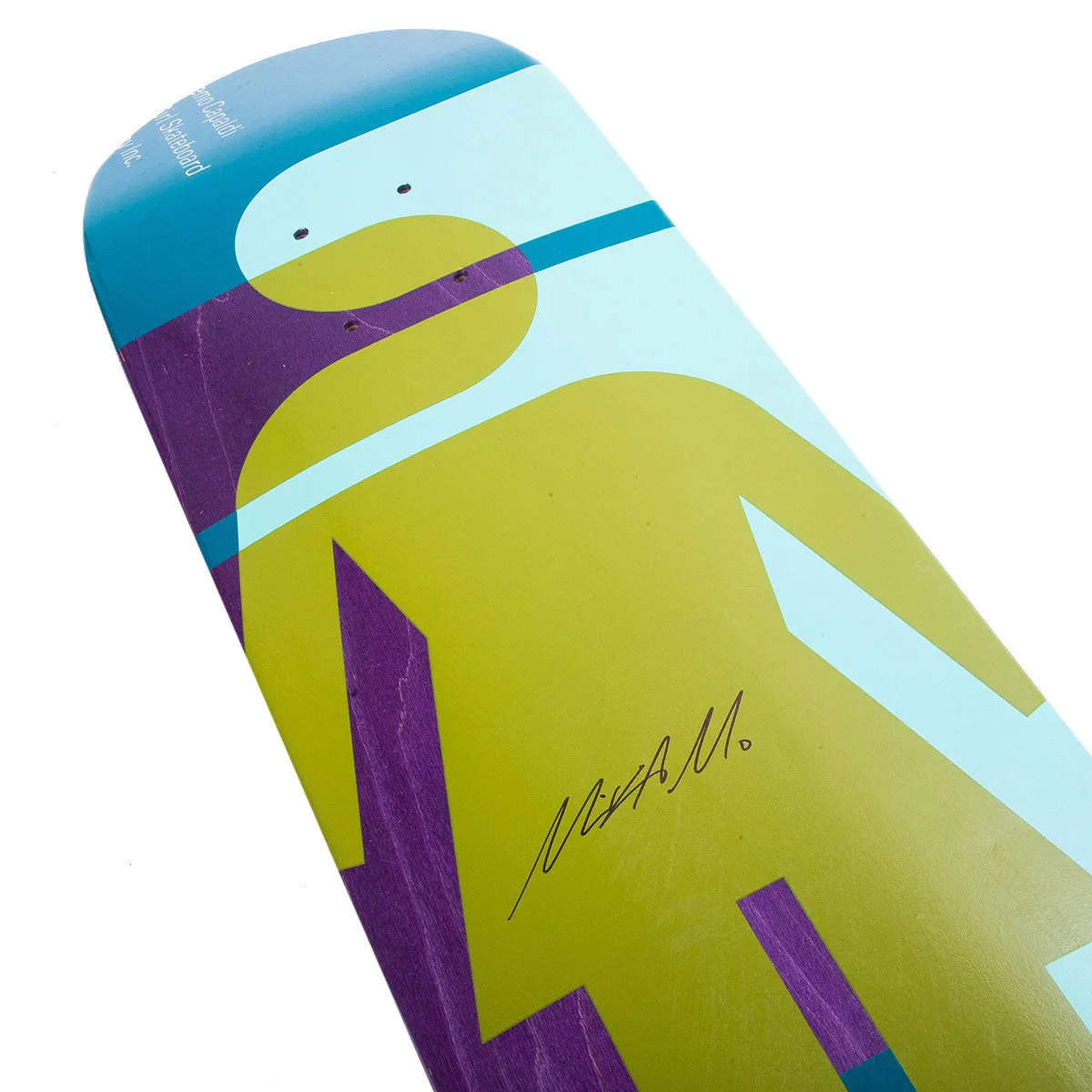 Autographed Mike Mo Hardcourt Deck - 7.87