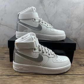 Air Force 1 High 07 LV8 3M Summit White Metallic Silver CU4159-100 Low Arch