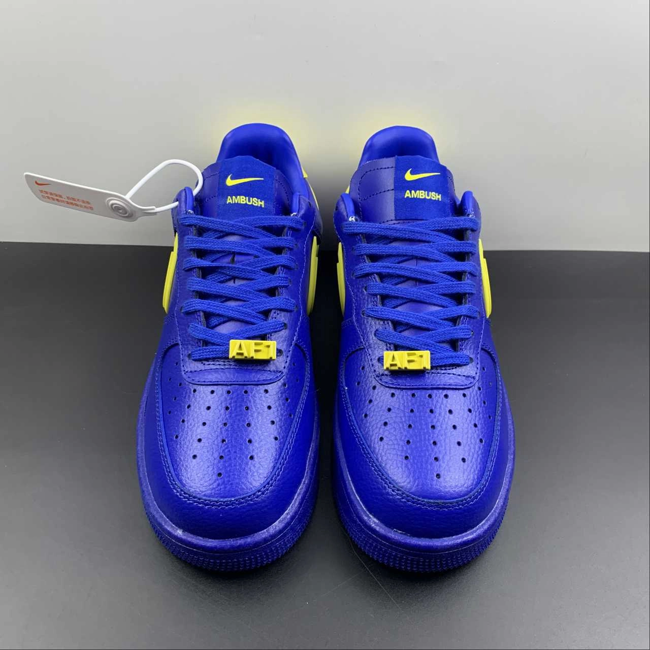 Ultra Ease Ambush x Air Force 1 Low Phantom Game Royal Varsity Maize DV3464-400