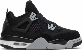 Nike Jordan 4 Black Canvas GS Hybrid Wear Stable Ride
