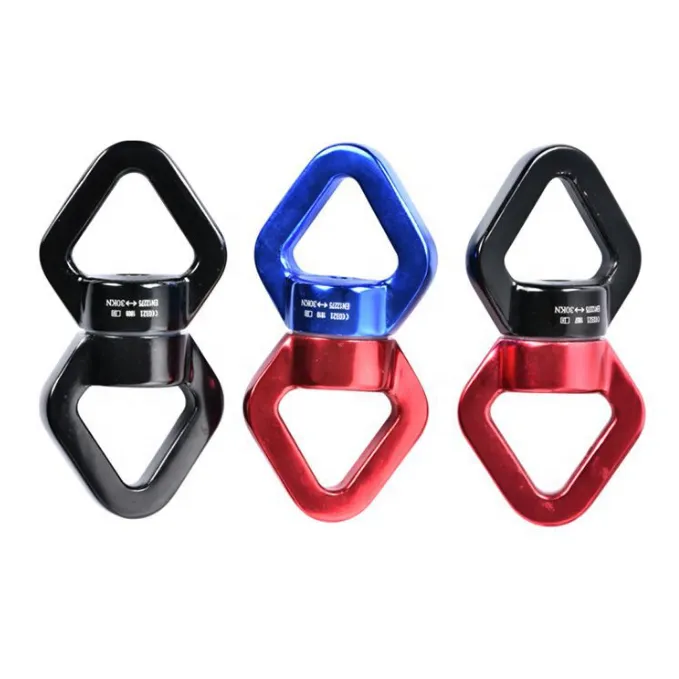 Aviation Aluminum Alloy Swivel Swing Device Safety Carabiner (10 Pack)