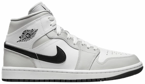 RaisedSole Nike Jordan 1 Mid Light Smoke/Grey Fog W