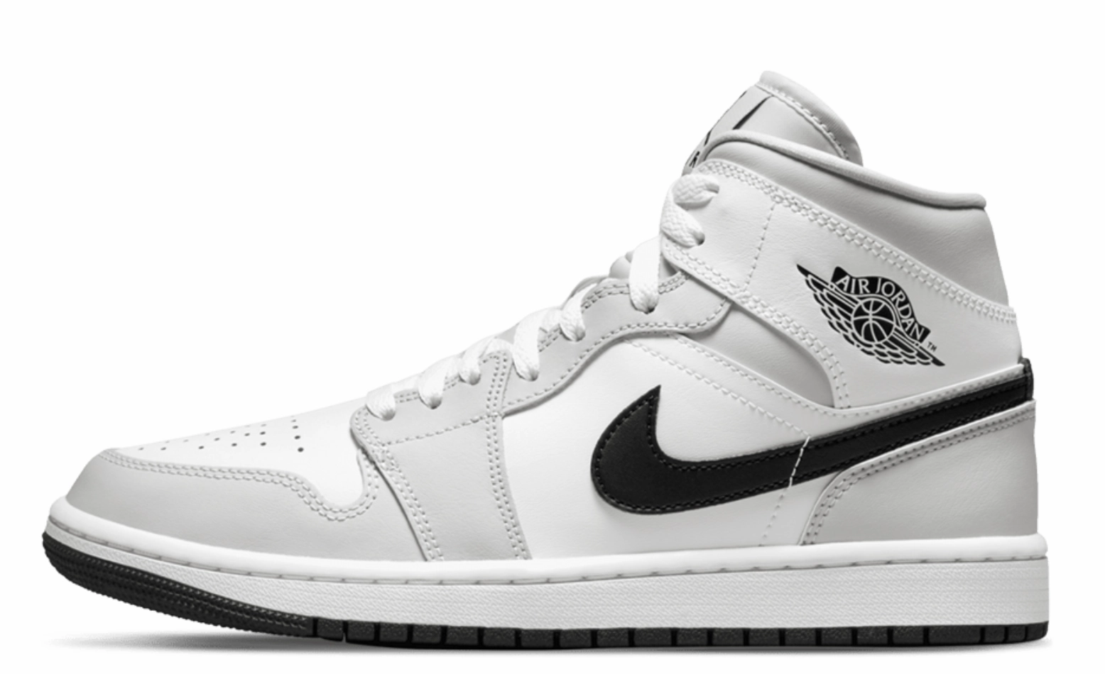 portable Bounce Support Nike Jordan 1 Mid Light Smoke/Grey Fog W