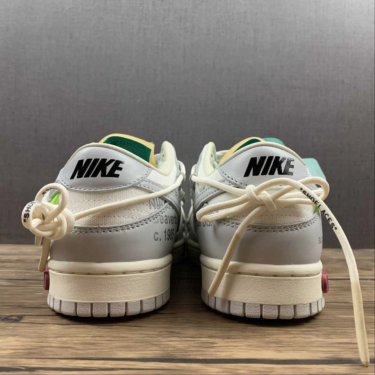 Tread Pattern Optimization Abrasion Resistant Construction Dunk Low X Off-White 'Lote 25 de 50' DM1602-121