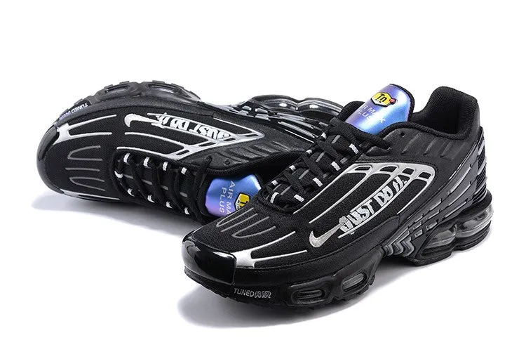 unisex design shoes countryside shoes Air Max Plus 3 Black White Silver Grey CK5178-003
