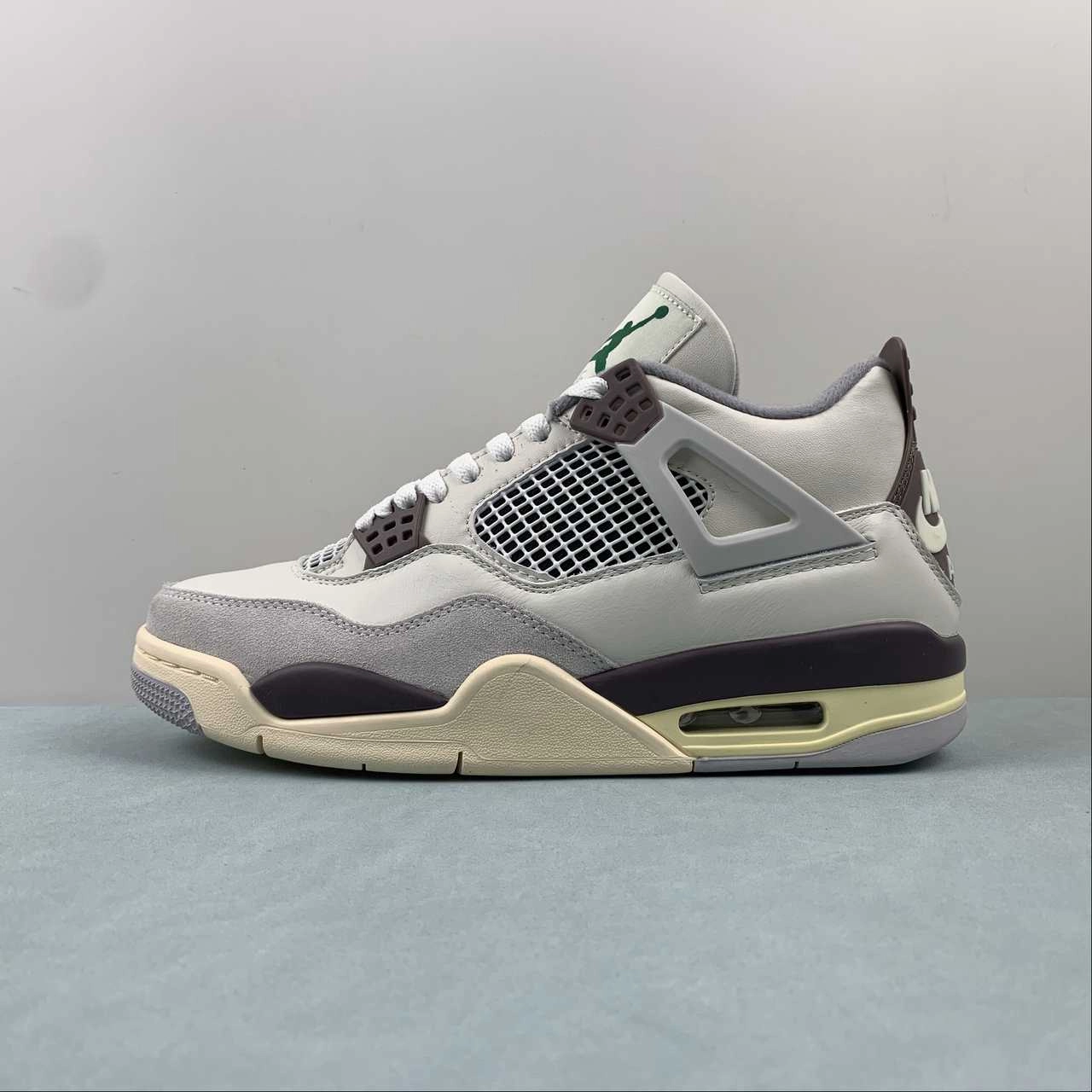 Layered Design Hyper Durable Outsole Air Jordan 4 Retro Gray Brown DR5415-102
