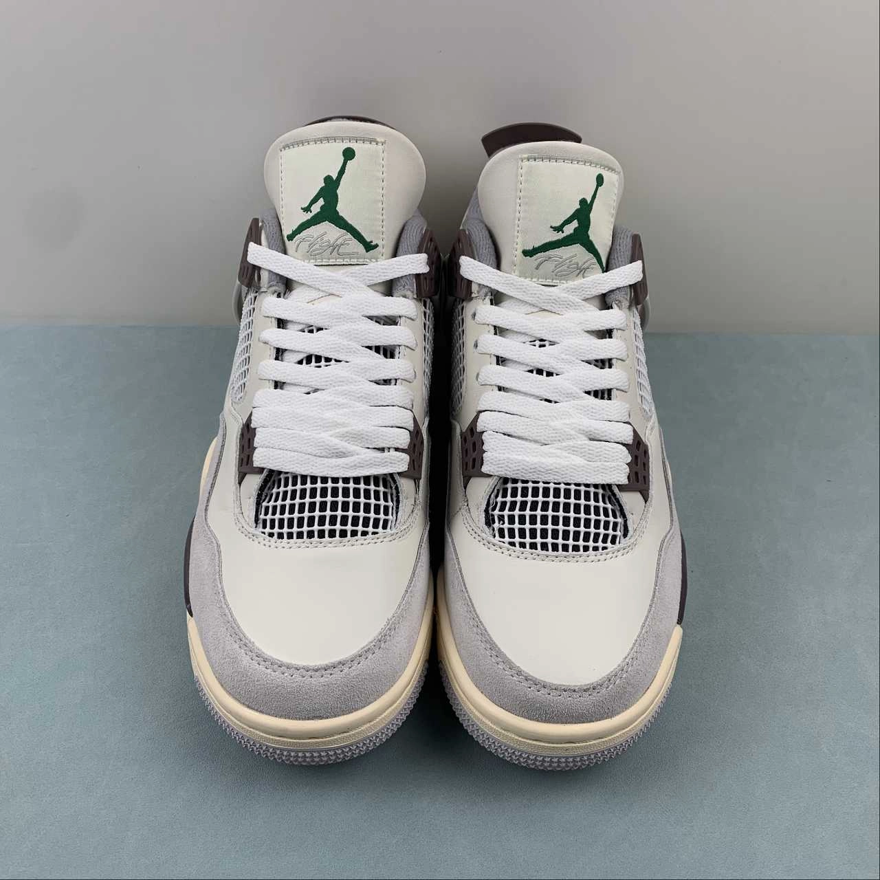 Air Jordan 4 Retro Gray Brown DR5415-102 Foot Wellness Flex Zone Design