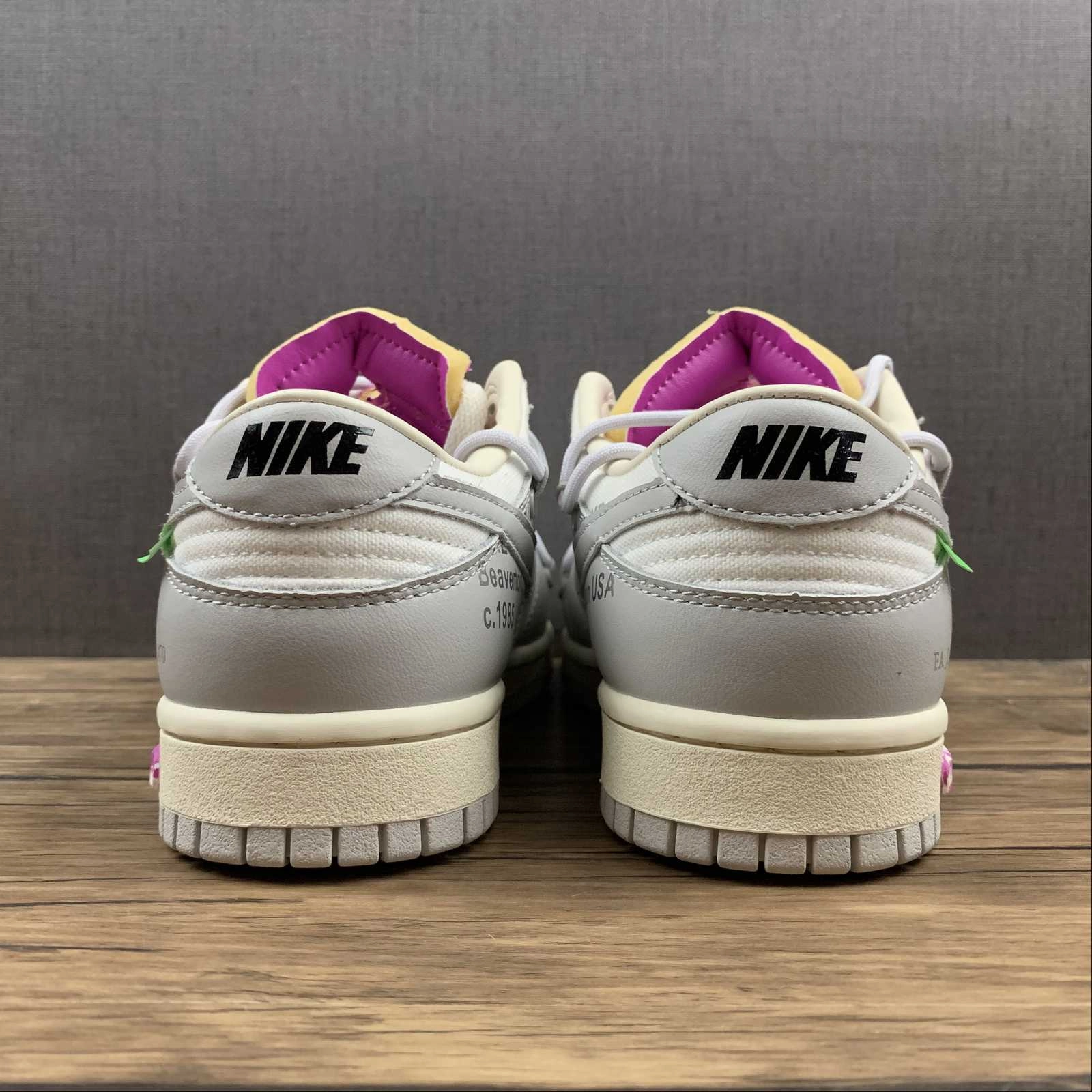Dunk Low X Off-White 'Lote 03 de 50' DM1602-118 Built-in wear