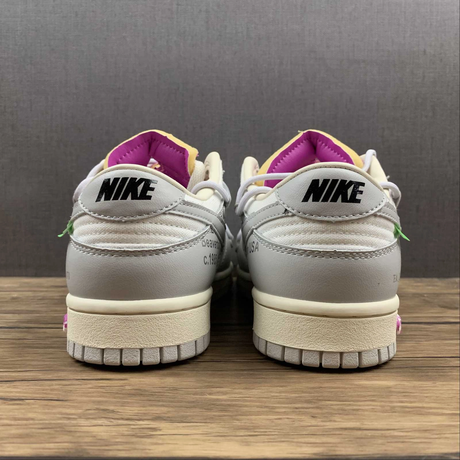 Dunk Low X Off-White 'Lote 03 de 50' DM1602-118 Ergonomic Build