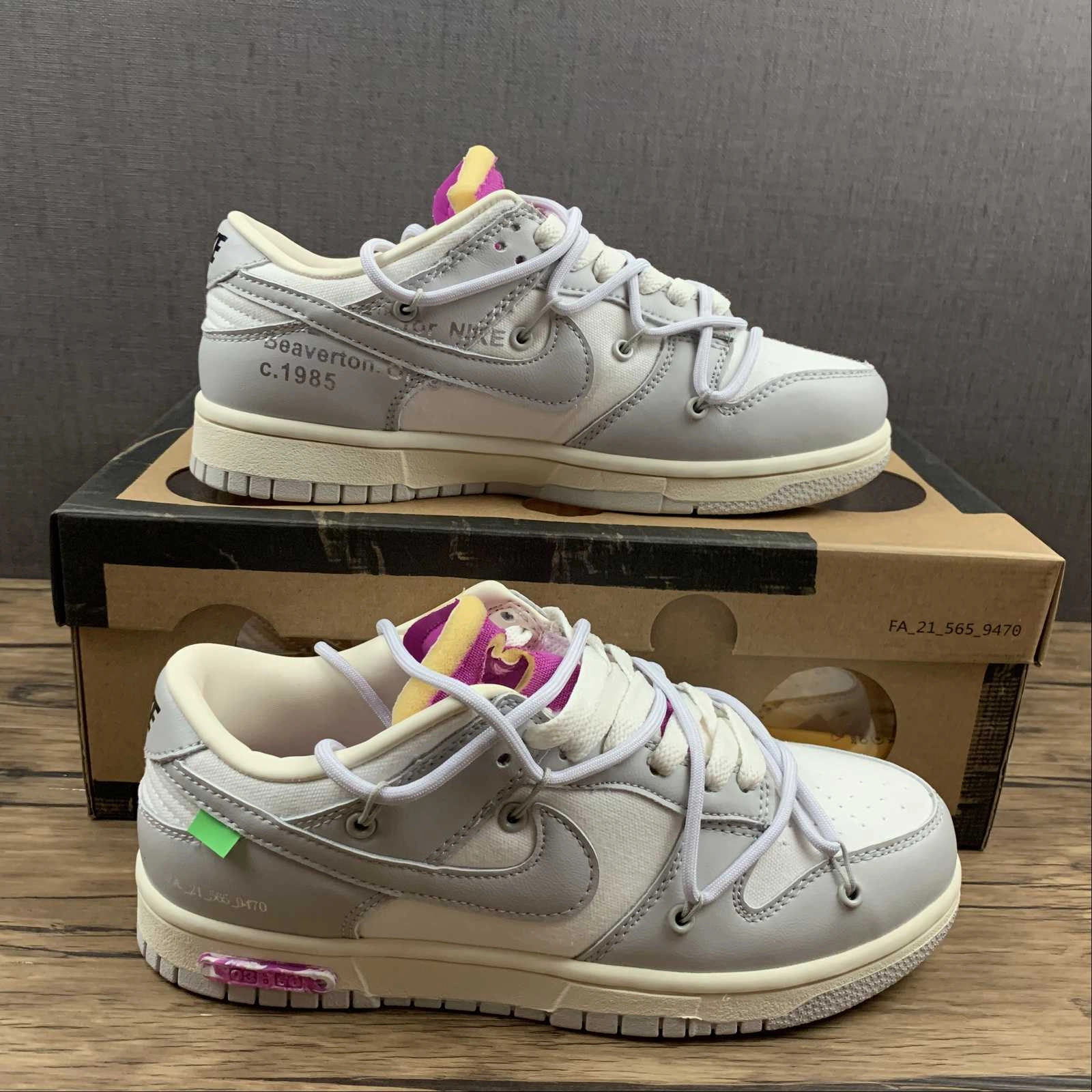 Sports Precision Dunk Low X Off-White 'Lote 03 de 50' DM1602-118