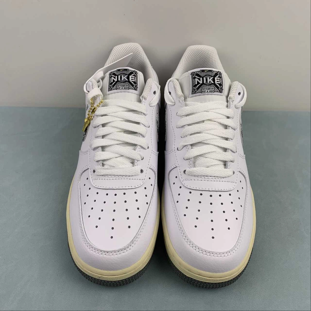 Frost Step Air Force 1 Low Classics 50 Years Of Hip-Hop White Smoke Grey Beach DV7183-100