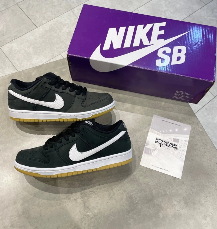 Nike Dunk Low SB Black Gum Hook And Loop