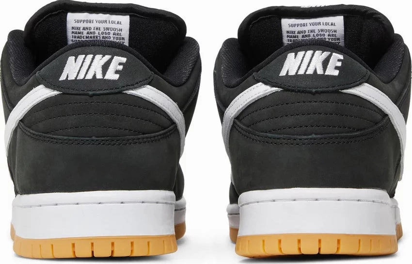 Nike Dunk Low SB Black Gum Strong Stitching Responsive Cushion