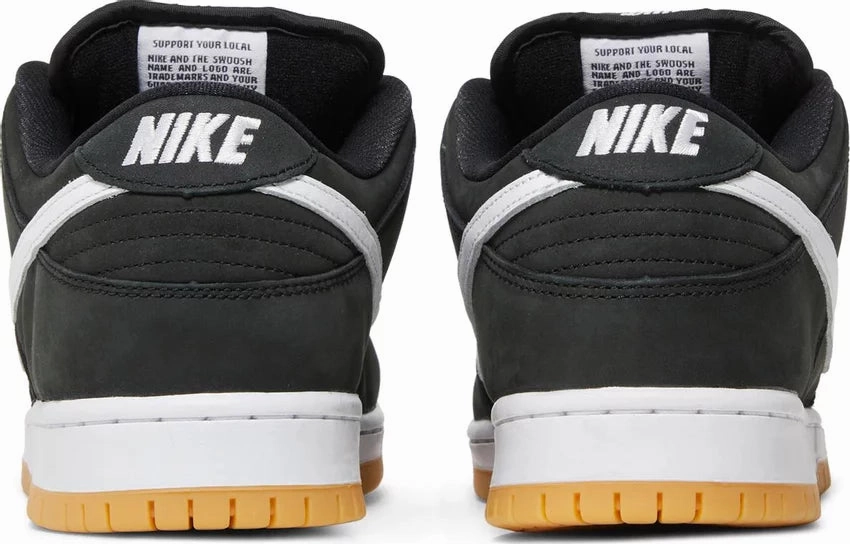 Nike Dunk Low SB Black Gum Arch Stabilizer System Light Bounce