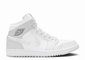 Air Jordan 1 Mid Grey Camo (GS) All-around traction Breathable Inserts