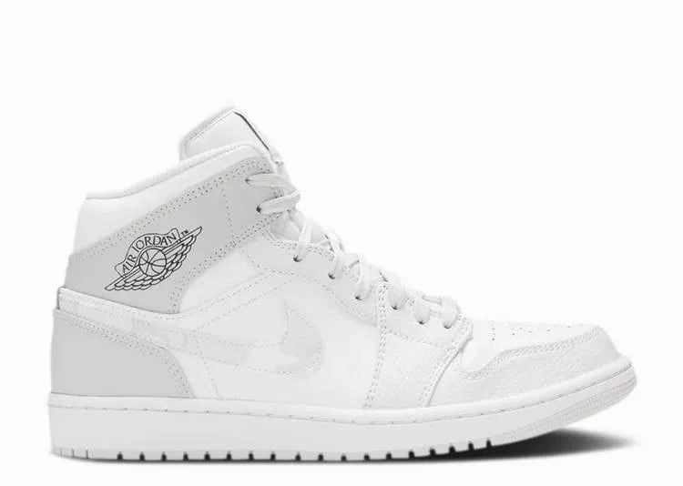 Air Jordan 1 Mid Grey Camo (GS) Outing Ready