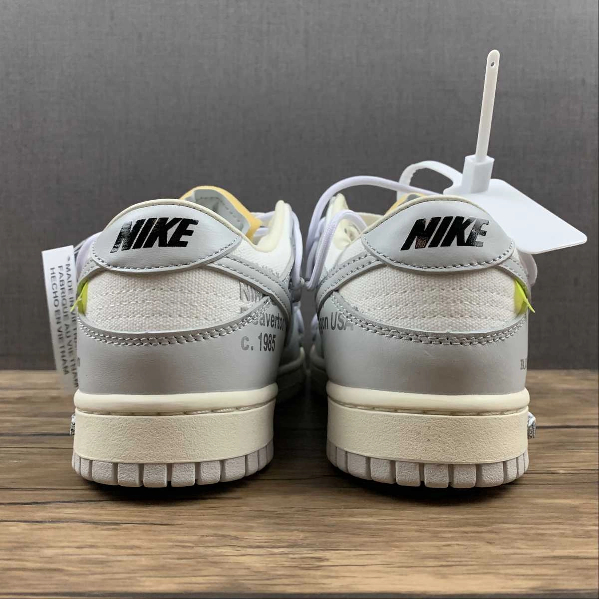 Temperature Regulating Fabrics Dunk Low X Off-White 'Lote 49 de 50' DM1602-123