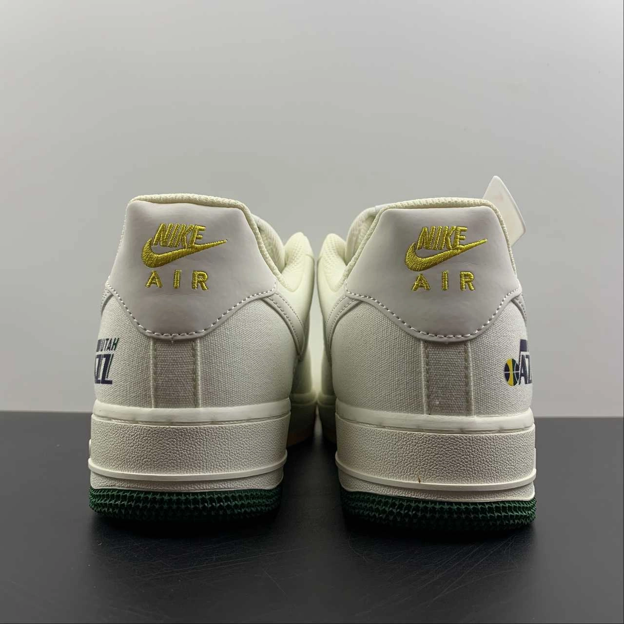 Smart Footwear Slow Walks Air Force 1 07 Low White Green Noise Yellow ZJ6695-303