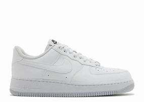 Soft Padding light - duty running wear Nike Air Force 1 NN White Metallic Grey (W)