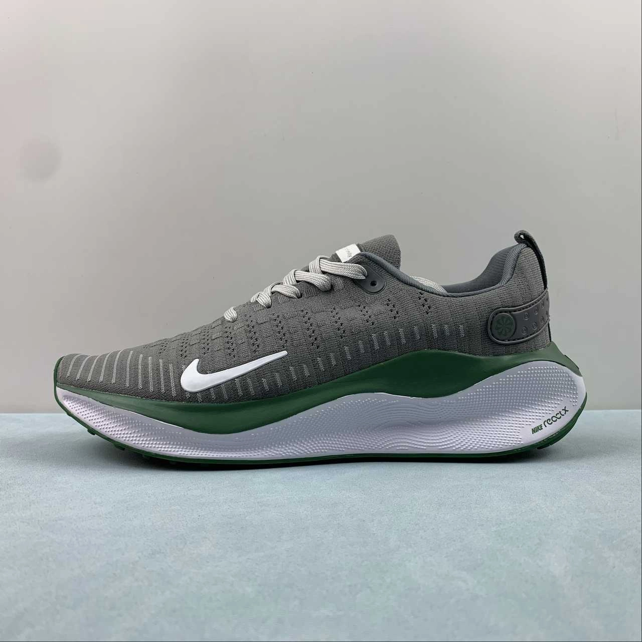 Nike ReactX Infinity Run 4 Cool Grey Gorge Green FJ1221-006 neoprene - upper shoes