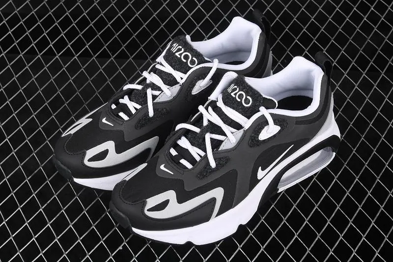 Foggy Weather Running Odor-resistant Air Max 200 Black White White Wolf Grey CQ4599-010