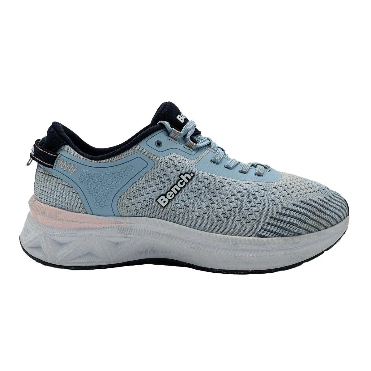 Bench. Running Sport Shoes Fabric Blue Colour For Women
