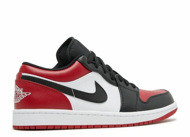 Air Jordan 1 Low Bred Toe Walking Gear River Jog