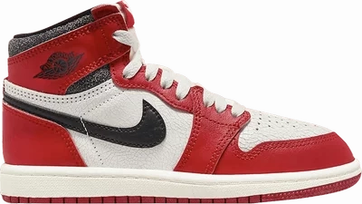 Nike Jordan 1 High Chicago Lost & Found PS (Kids) Comfortable Footwear Technology Basic Fit
