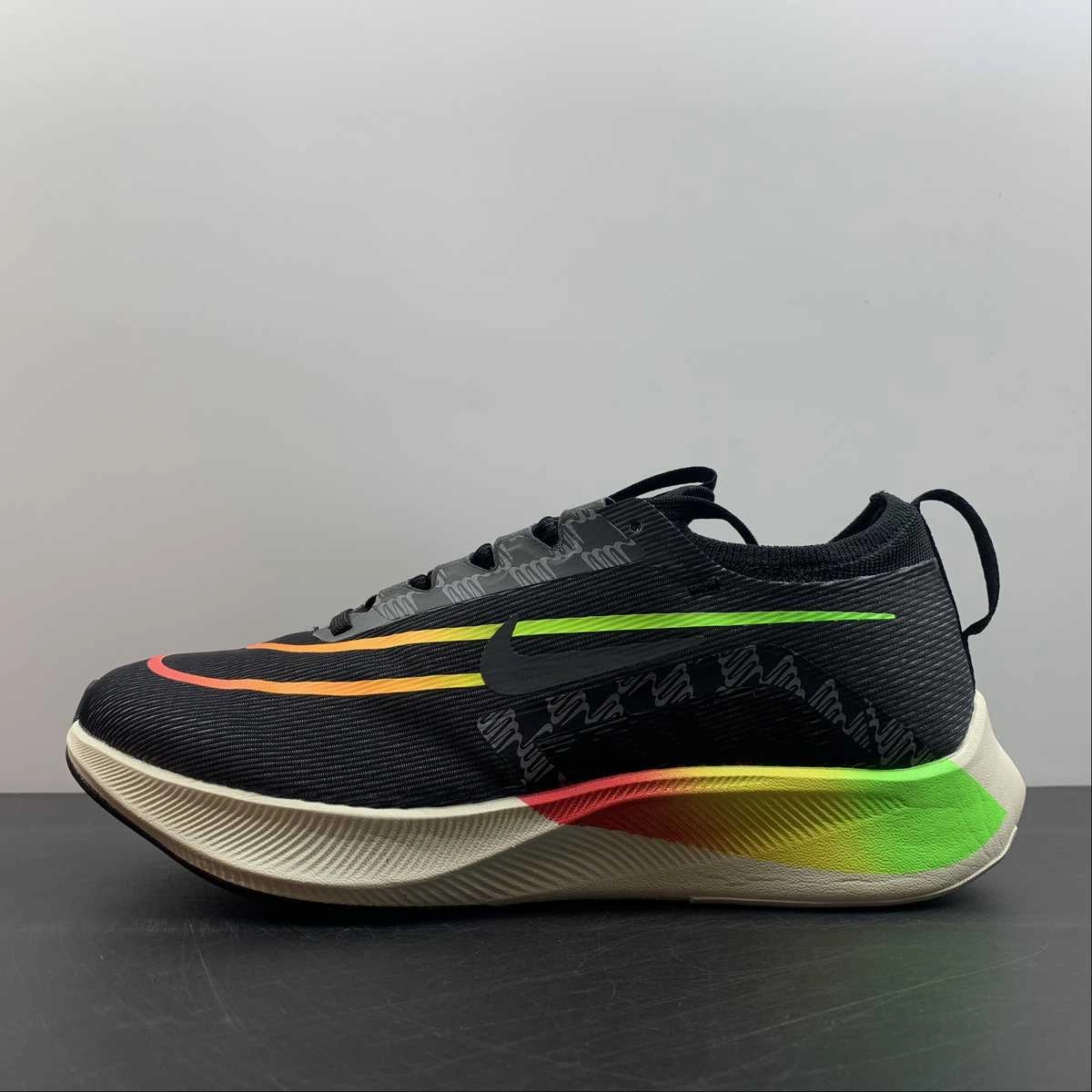 Zoom Fly 4 Black Volt-Green Strike DQ4993-010 Quick Stability