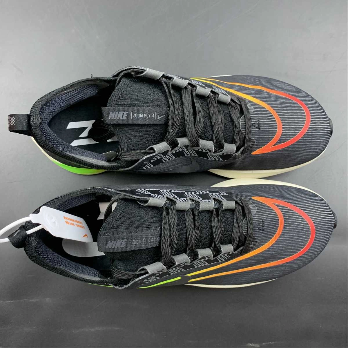 Zoom Fly 4 Black Volt-Green Strike DQ4993-010 Smooth transition