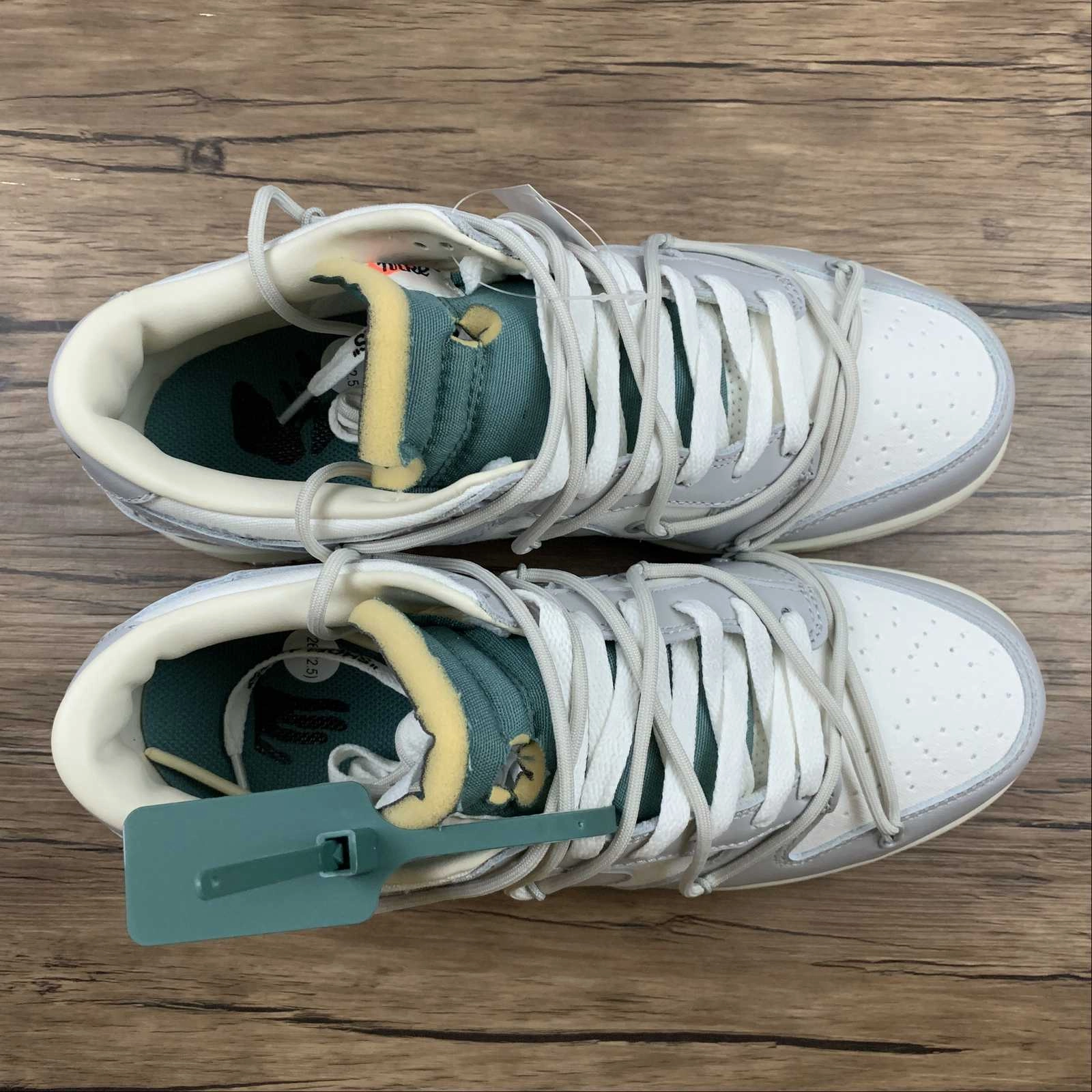 Dunk Low X Off-White 'Lote 42 de 50' DM1602 117 Wide Traction Optimized Grip