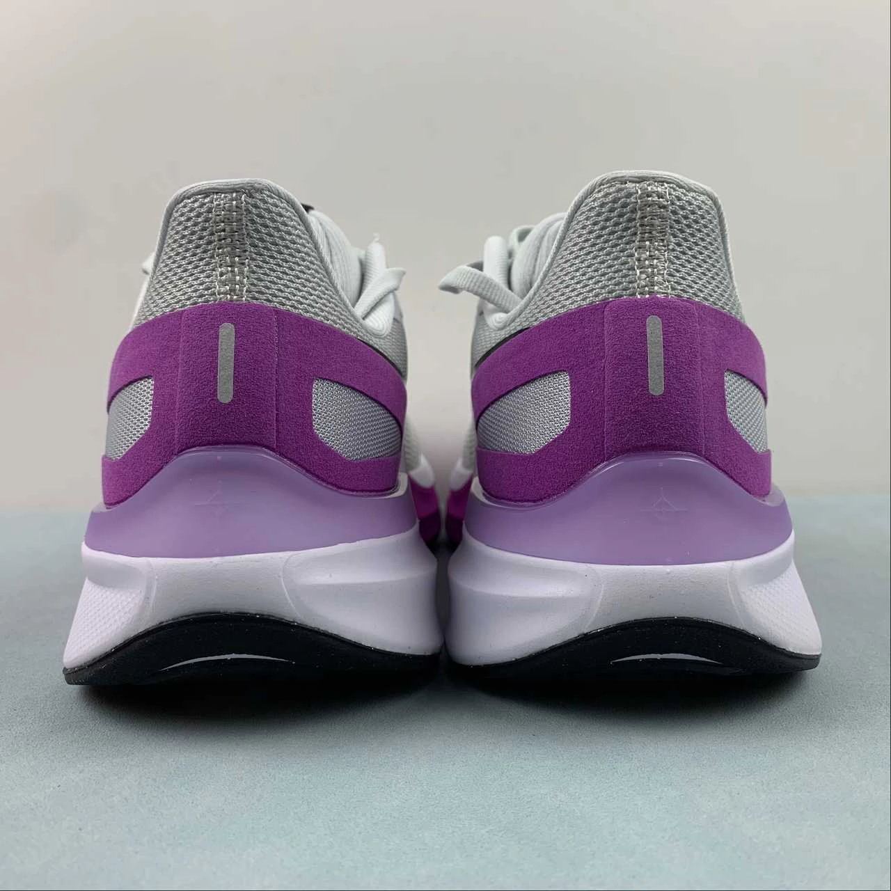 Air Zoom Structure 25 White Pure Platinum Fuchsia Dream Black DJ7884-100 Functional Mesh