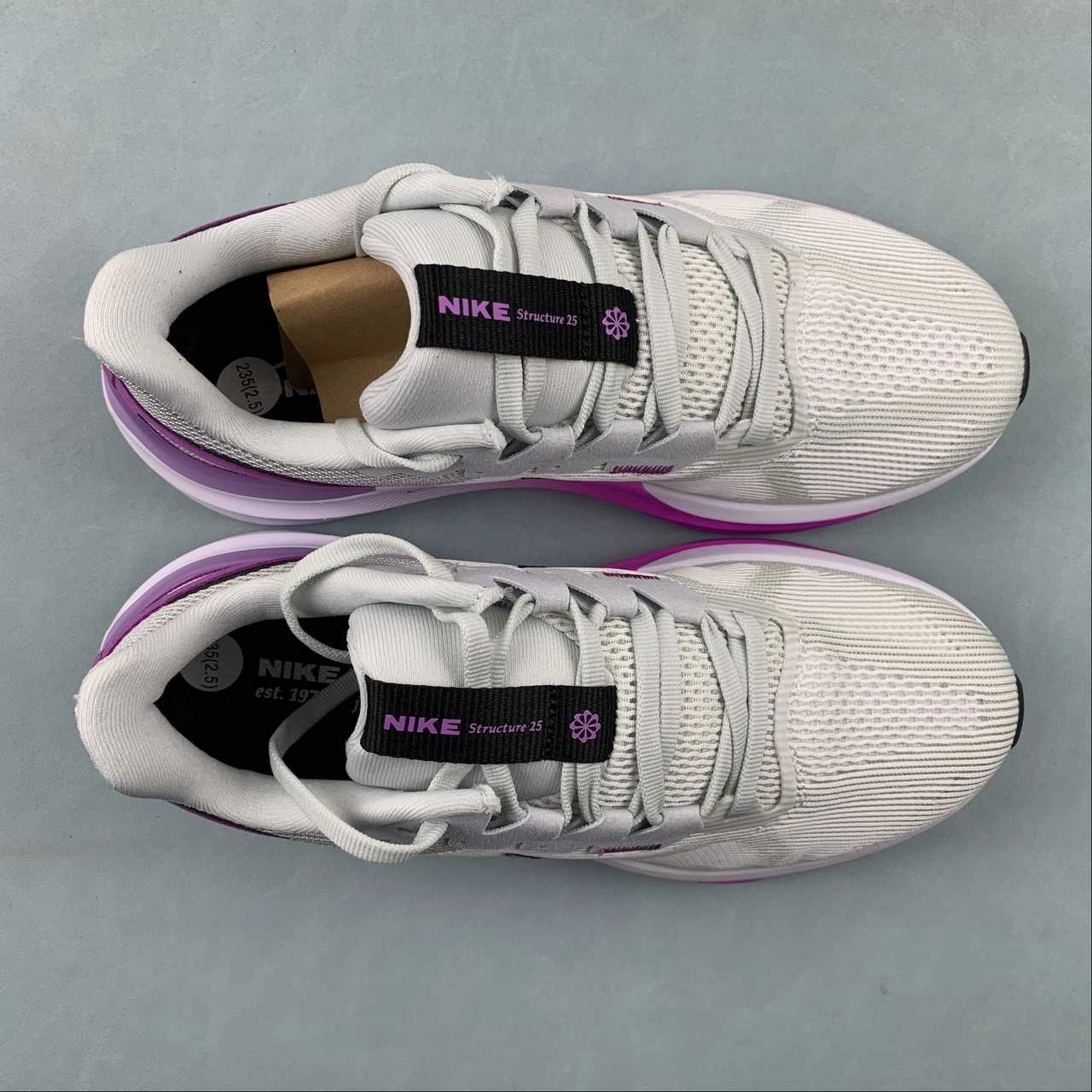 Air Zoom Structure 25 White Pure Platinum Fuchsia Dream Black DJ7884-100 Any Surface