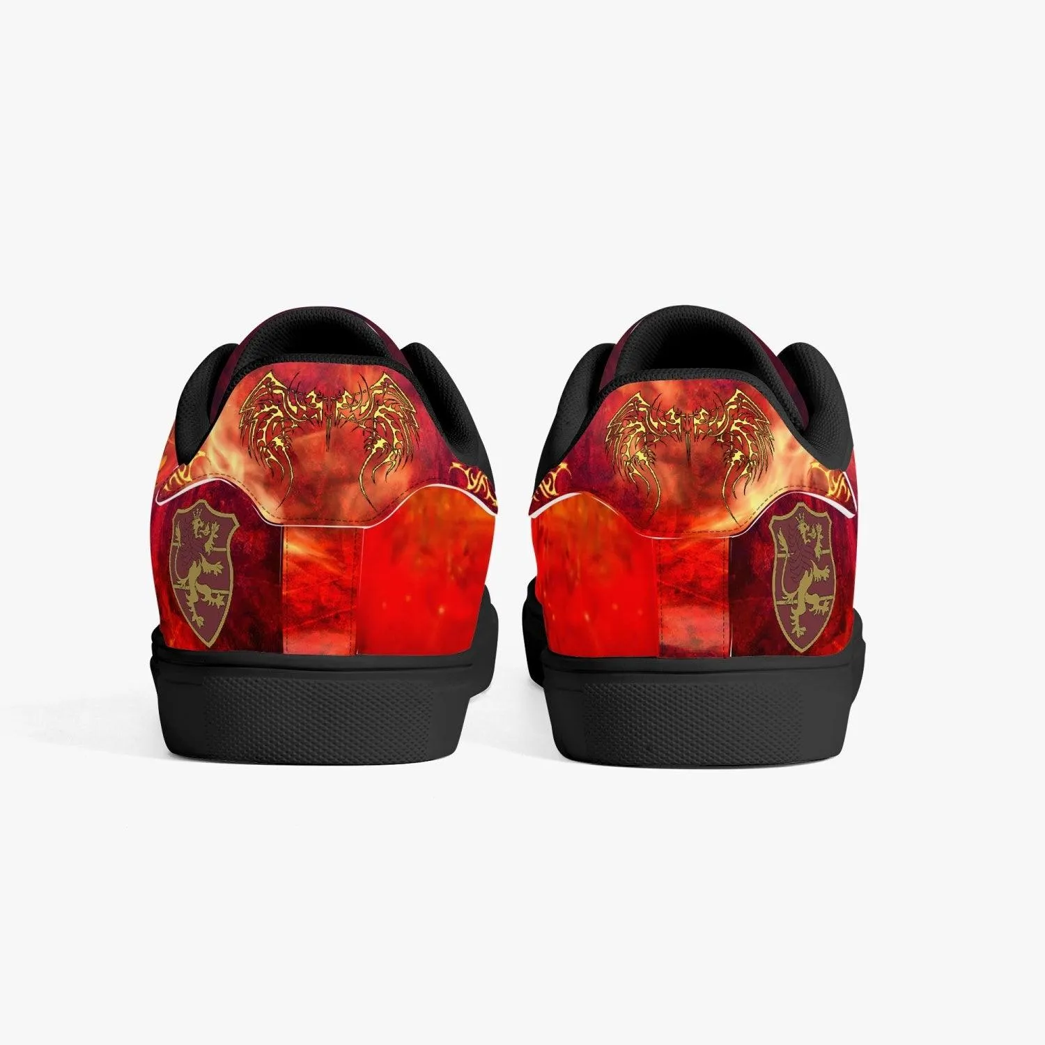 Black Clover Leopold Vermillion Skate Anime Shoes