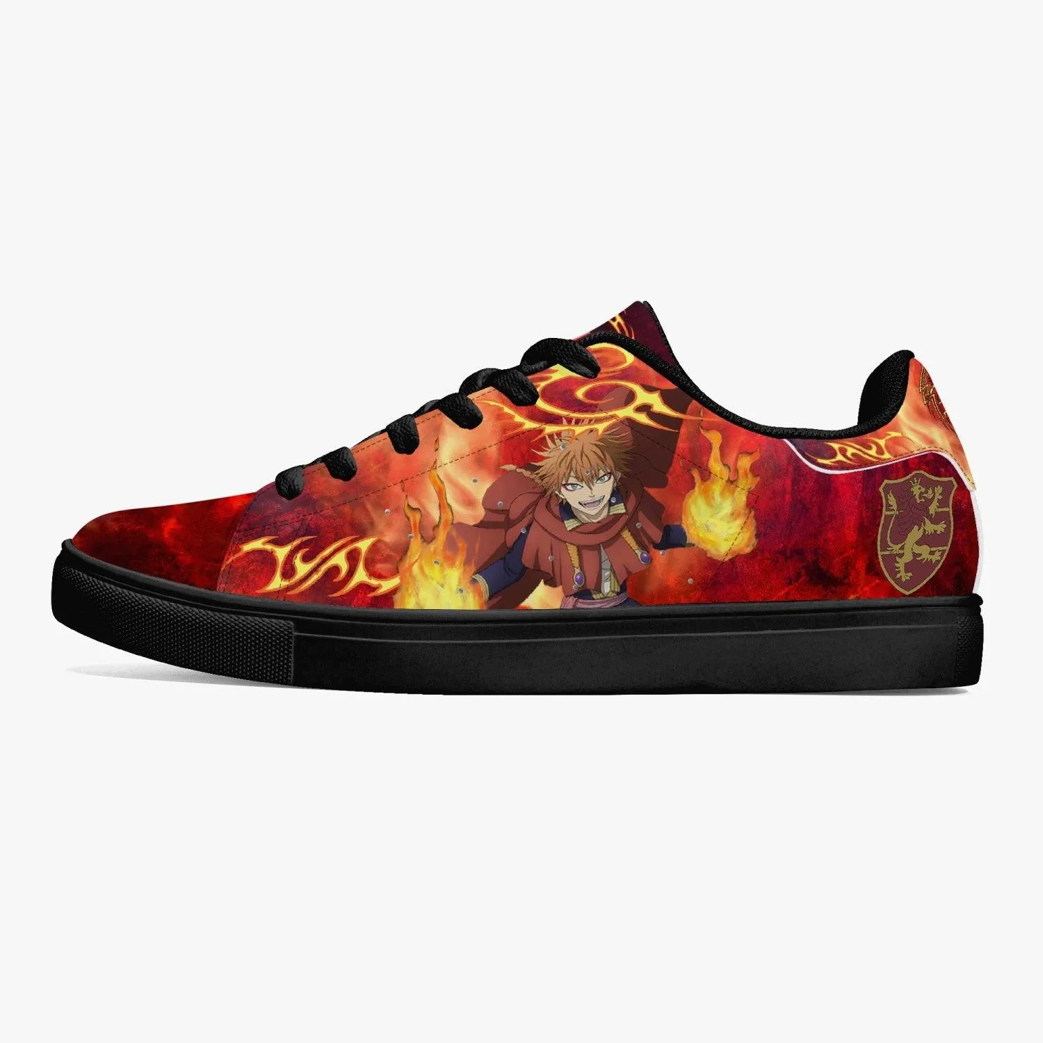 Black Clover Leopold Vermillion Skate Anime Shoes