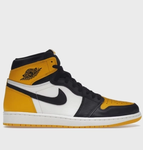Nike Air Jordan 1 High OG Yellow Toe Taxi Indoor Use