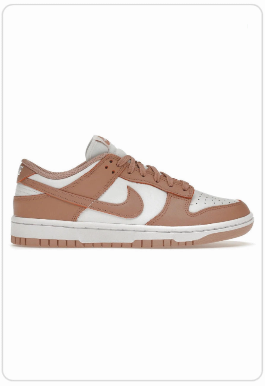 Nike Dunk Low Rose Whisper Hyper Durable Outsole Breathable Choice