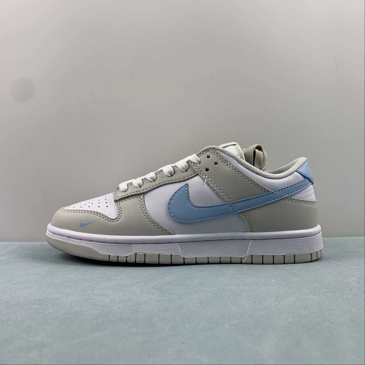 SB Dunk Low Light Bone Armory Blue HF0023-100 Daily Fashion All-Weather Comfort