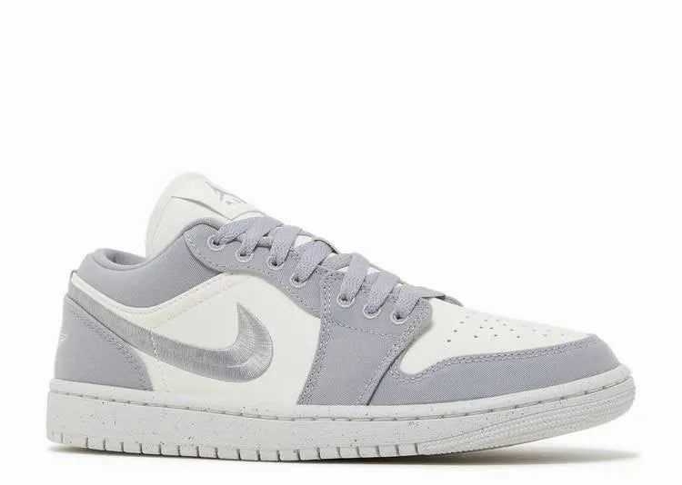 Air Jordan 1 Low Lt Steel Grey (W) Tear Resistant Mesh