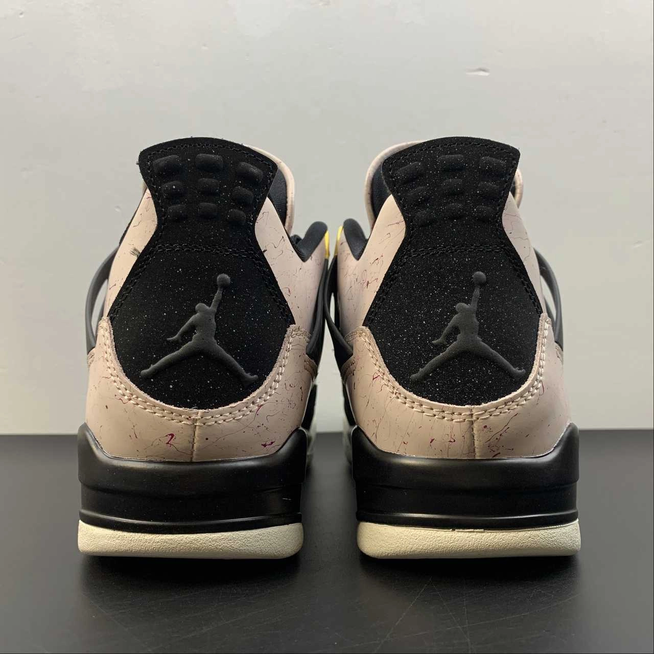 Walk Flow Air Jordan 4 Retro Silt Red Black-Phantom-Volt AQ9129-601