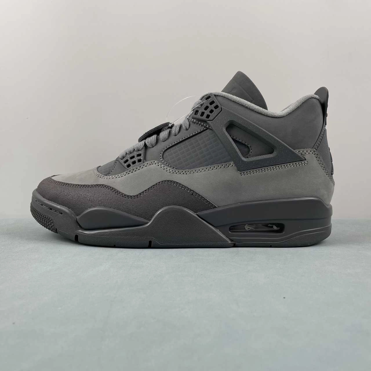 Air Jordan 4 Retro SE Paris Olympics Smoke Gray Iron Gray Cement Grey FQ7928-001 Lace Secure