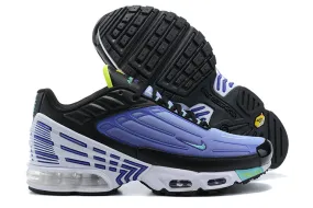 Air Max Plus 3 Black Purple CT1693-003 Cushioned Collarbone