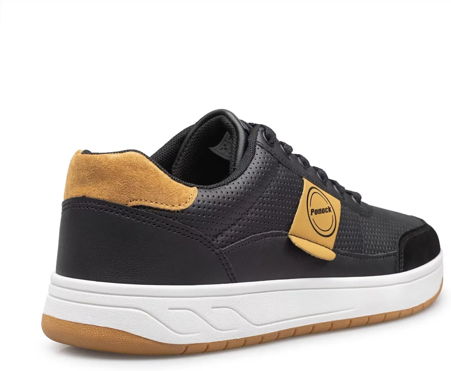 BNR Mens Fashion Sneakers Skate Shoes Casual Comfortable Durable Black Navy Brown
