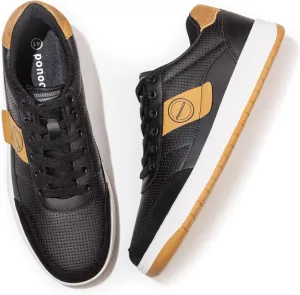 BNR Mens Fashion Sneakers Skate Shoes Casual Comfortable Durable Black Navy Brown
