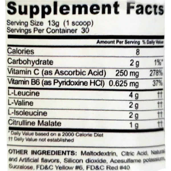Bodyright BCAA   Co-factors 30 Servings