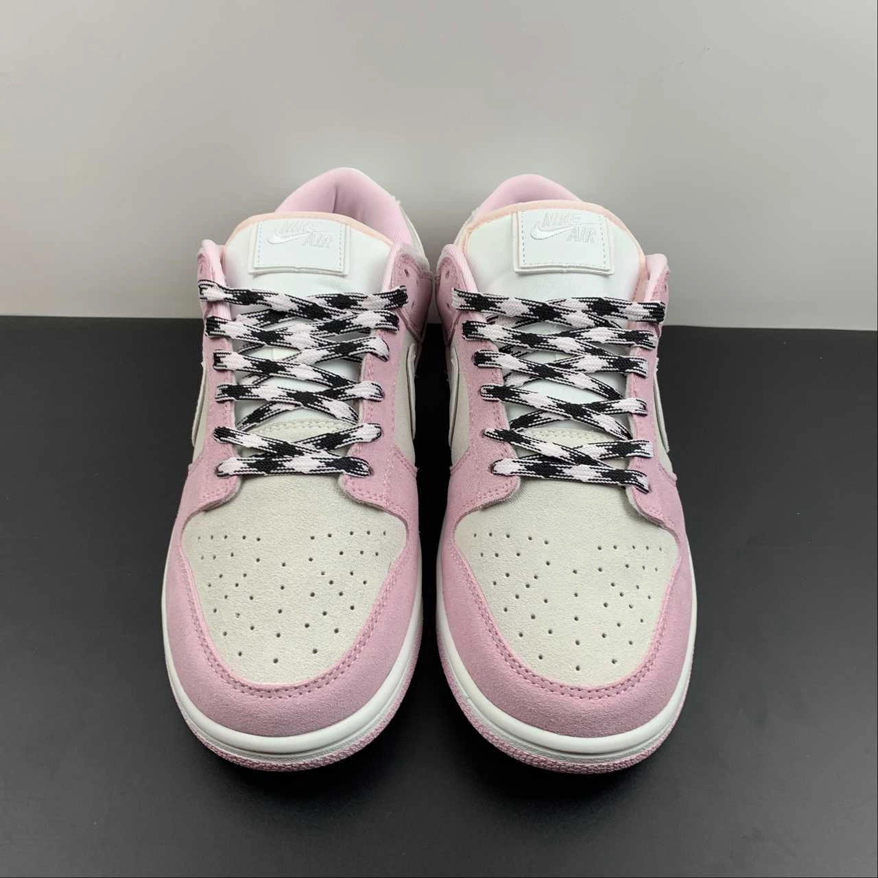 SB Dunk Low LX Pink Foam White Black DV3054-600 Endurance Run Fashion-forward flexibility