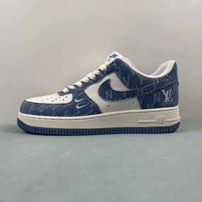 Air Force 1 07 Low LV NYX White Blue Gray HD1968-028 All weather Run Meet